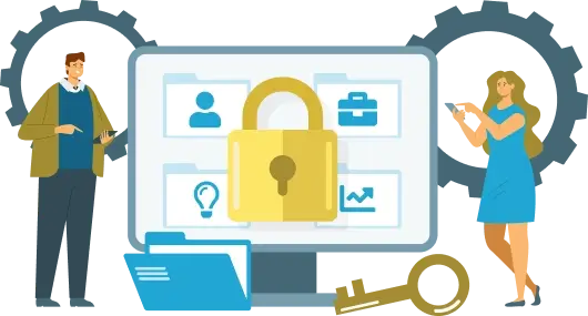 Account security illustration