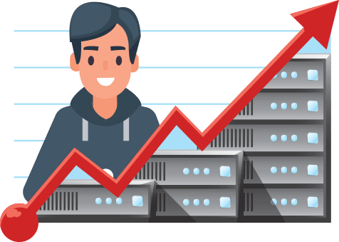 Cloud hosting scales with your needs
