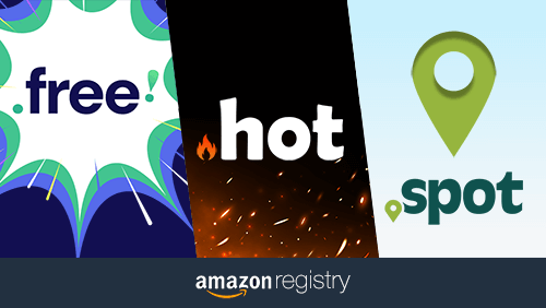 New Amazon Registry domains