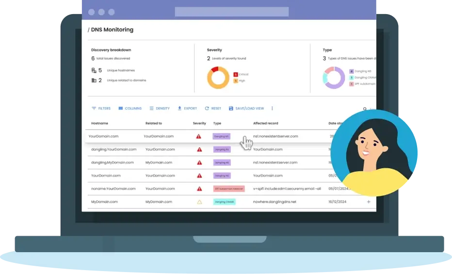 Laptop screen of google meet showing the platform on the screen and a 101domain expert in the little window
