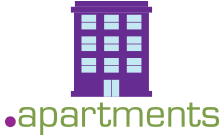 .apartments Domain Country flagLogo for .apartments Domain