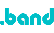 .band Domain Country flagLogo for .band Domain