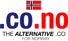 .co.no Domain Country flagLogo for .co.no Domain