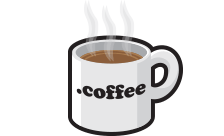 .coffee Domain Country flagLogo for .coffee Domain