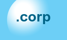 .corp Domain Country flagLogo for .corp Domain