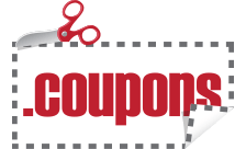 .coupons Domain Country flagLogo for .coupons Domain
