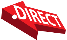 .direct Domain Country flagLogo for .direct Domain
