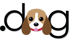 .dog Domain Country flagLogo for .dog Domain