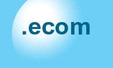 .ecom Domain Country flagLogo for .ecom Domain