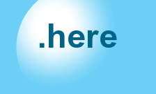 .here Domain Country flagLogo for .here Domain