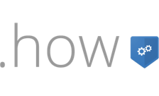 .how Domain Country flagLogo for .how Domain