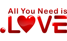 .love Domain Country flagLogo for .love Domain