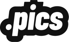 .pics Domain Country flagLogo for .pics Domain