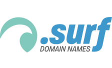 .surf Domain Country flagLogo for .surf Domain