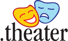 .theater Domain Country flagLogo for .theater Domain