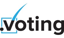 .voting Domain Country flagLogo for .voting Domain