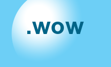 .wow Domain Country flagLogo for .wow Domain