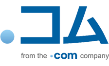.コム Domain Country flagLogo for .コム Domain
