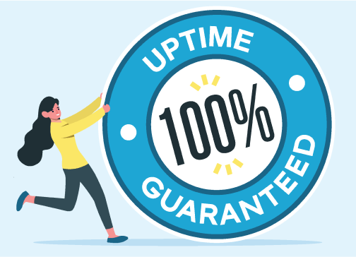Cloudflare Enterprise ensures 100% uptime