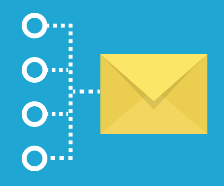 Illustration of new email notification
