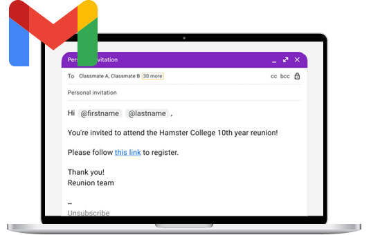 Personalize your emails with recipient contact info