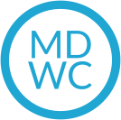 Letters M D W C in a circle for Multi-Domain Wildcard